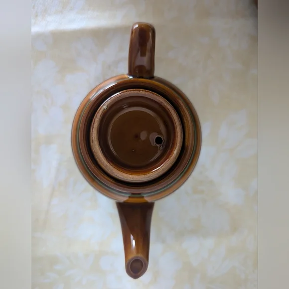 Brown Betty Teapot, Sadler Teapot, Striped Vintage Teapot - Picture 3 of 5